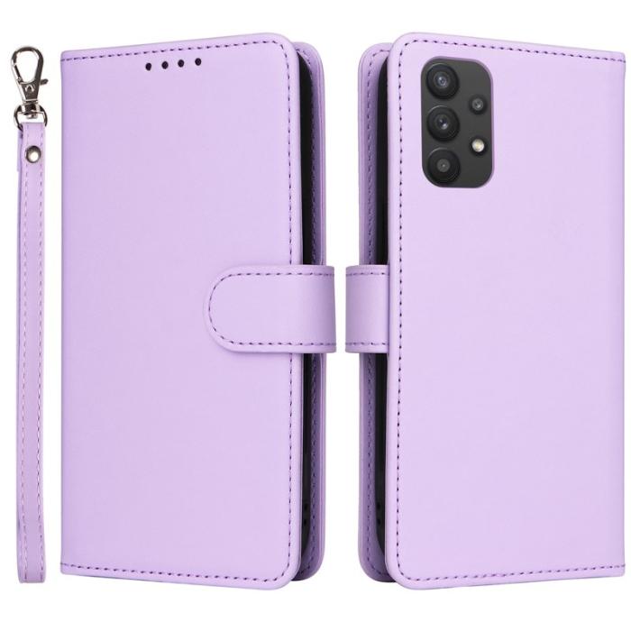 BETOPNICE - BETOPNICE Samsung Galaxy A32 5G / M32 5G Konstläder Plånboksfodral - Lila