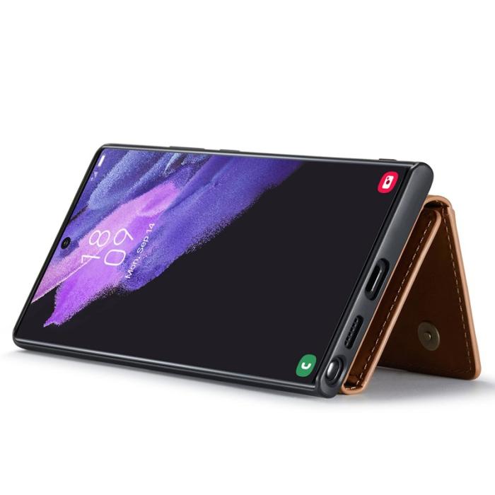 DG.MING - DG.MING M2 Series Mobilskal till Samsung Galaxy S24 Ultra Kickstand Brun