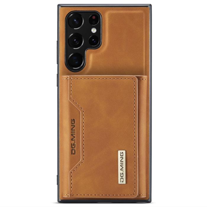 DG.MING - DG.MING M2 Series Mobilskal till Samsung Galaxy S24 Ultra Kickstand Brun