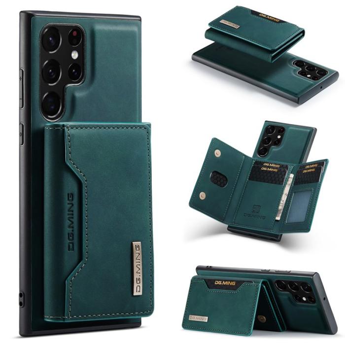 DG.MING - DG.MING M2 Series Mobilskal till Samsung Galaxy S24 Ultra Kickstand Grön