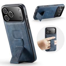 FIERRE SHANN - FIERRE SHANN iPhone 17 Pro Fodral Kickstand KonstL&auml;der - Bl&aring;