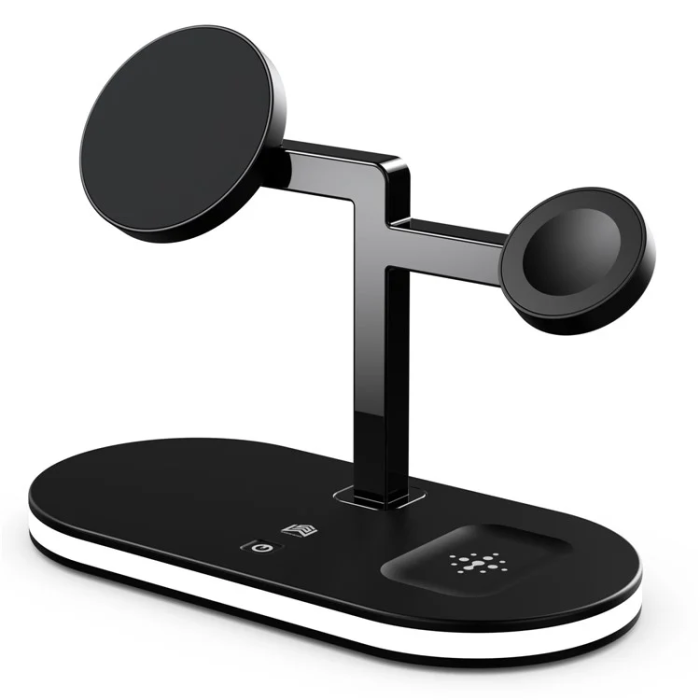 OEM - 3in1 MagSafe Trådlös Laddare iPhone, Apple Watch, Airpods
