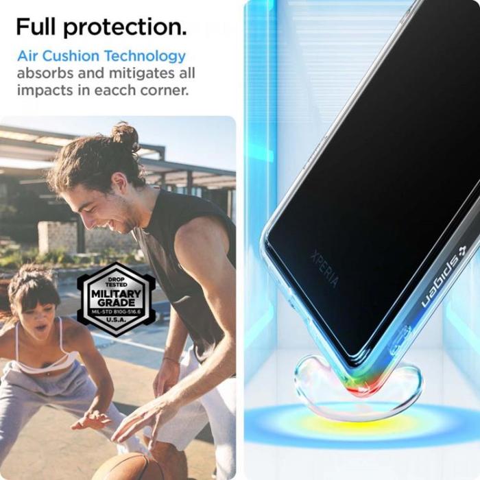 UTGATT1 - Spigen Ultra Hybrid Skal Sony Xperia 1 IV - Crystal Clear