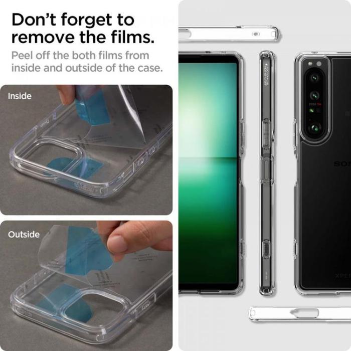UTGATT1 - Spigen Ultra Hybrid Skal Sony Xperia 1 IV - Crystal Clear