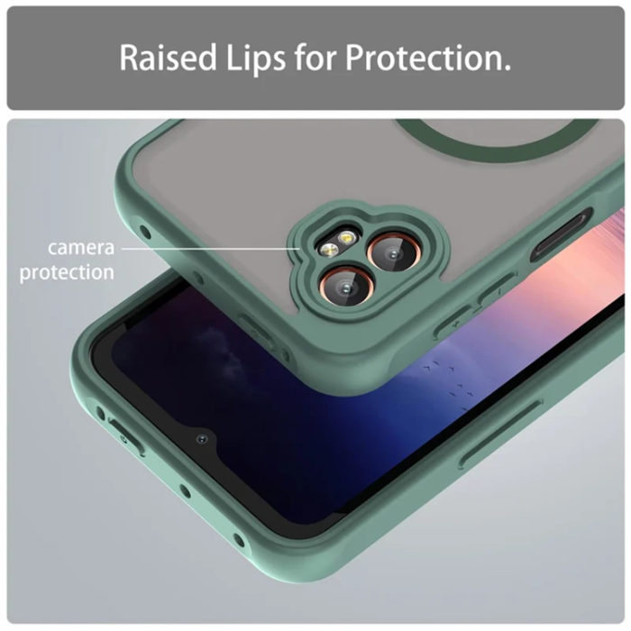 A-One Brand - Galaxy XCover 7 Pro Mobilskal MagSafe Anti-Drop - Grön
