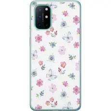 iSecrets - Mobilskal till OnePlus 8T med Blommor och fjärillar