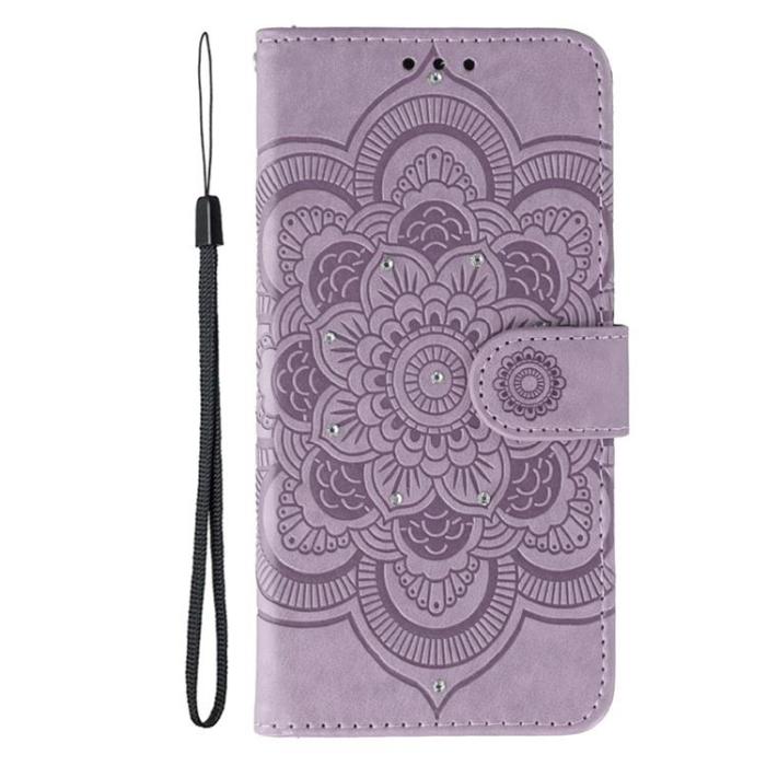 A-One Brand - Xiaomi 17 Pro Max Plånboksfodral Rhinestone Mandala Imprint