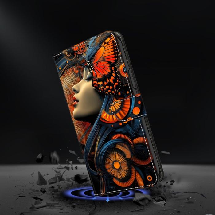 OEM - Dreamy Galaxy S26 Ultra Fodral Flip PU Läder Mönster - Flickdröm