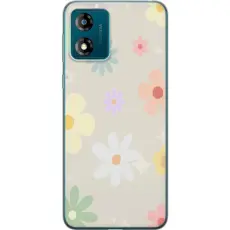Gustaf - Mobilskal till Motorola Moto E13 med fejdande blommor