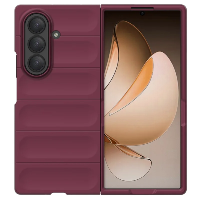 A-One Brand - Galaxy Z Fold 7 5G Mobilskal Anti-Drop - Vinröd
