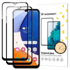 UTGATT1 - [2-Pack] Wozinsky Galaxy A14 5G H&auml;rdat Glas 9H Full Glue - Clear