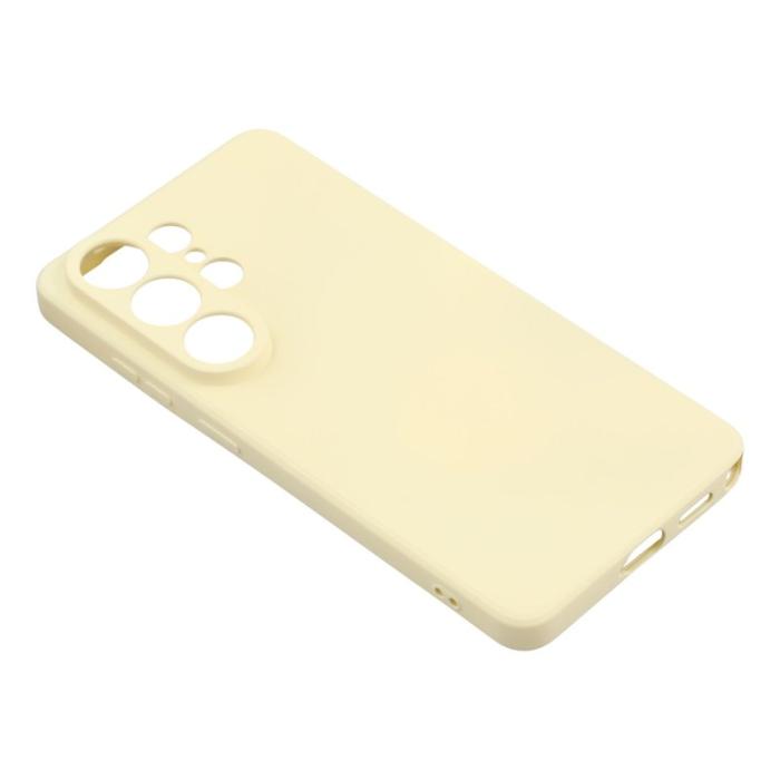 OEM - Samsung Galaxy S26 Ultra Skal TPU Mjuk Anti-Scratch - Vit