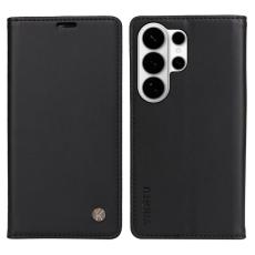 YIKATU - YIKATU Samsung Galaxy S26 Ultra Skal PU L&auml;der - Svart