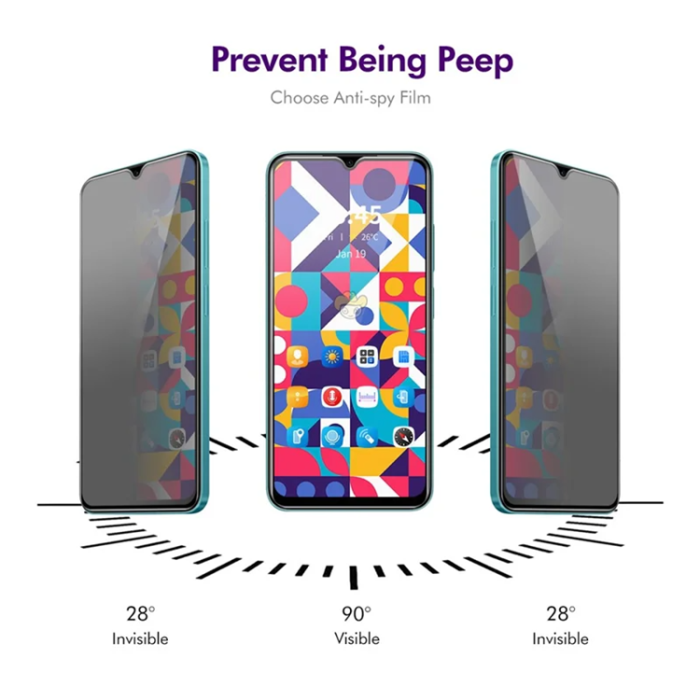 Boom of Sweden - [2-Pack] BOOM Galaxy A26 Härdat Glas Skärmskydd Privacy