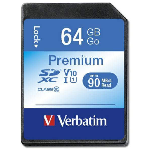 Verbatim Minneskort SDXC 64GB V10 Karta Premium U1 - Svart | 288 | AlltMobil
