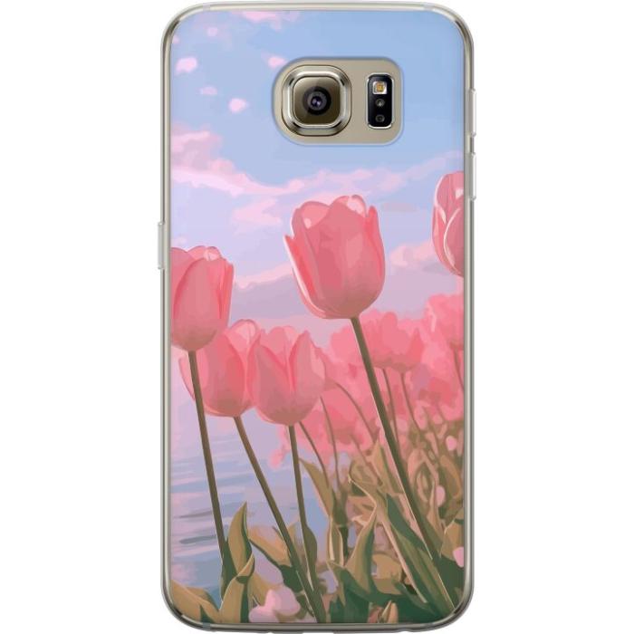 iSecrets - Mobilskal till Samsung Galaxy S6 med Rosa Tulpaner
