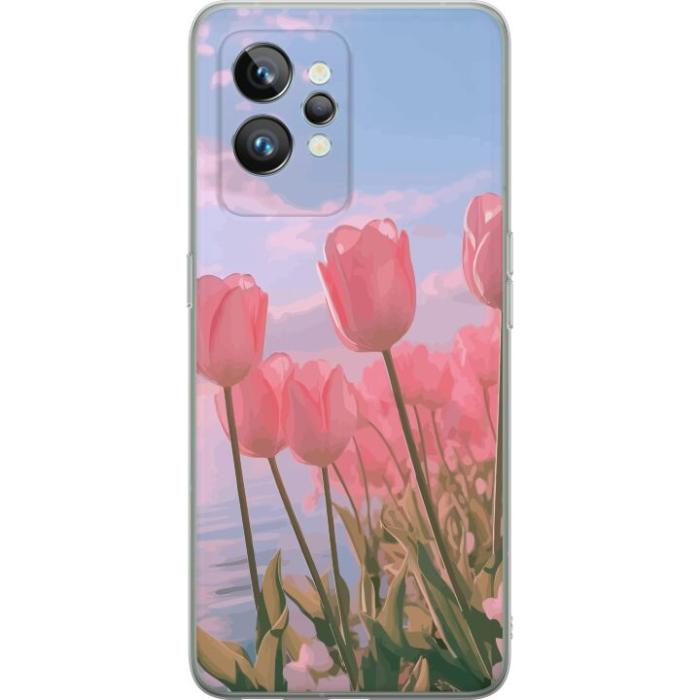 iSecrets - Mobilskal till Realme GT2 Pro med Rosa Tulpaner