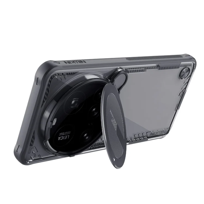 Nillkin - Nillkin Xiaomi 15 Ultra Mobilskal Iceblade Prop Kickstand - Svart