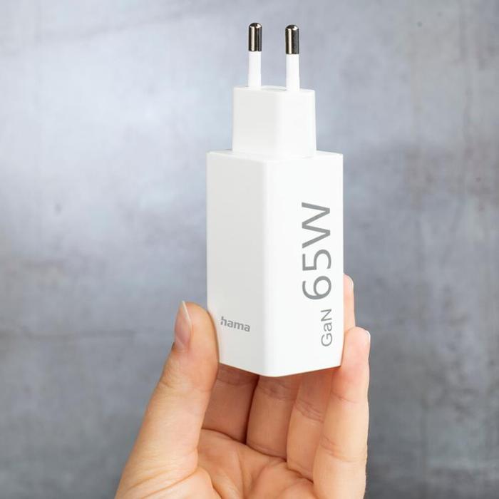 Hama - Hama Universalladdare USB-C och USB-A PD GaN 5-20V/65W