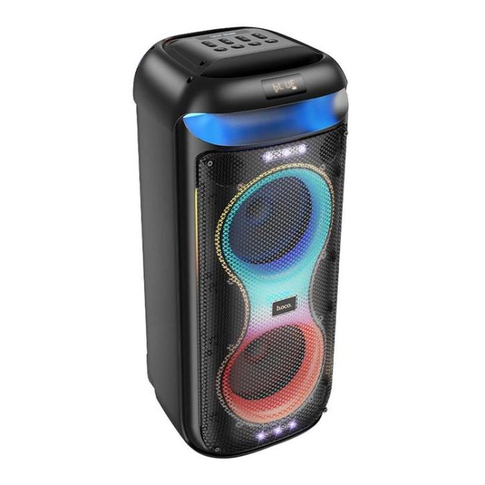 Hoco - Hoco Högtalare Bluetooth + 2 x Trådlösa Mikrofoner HA13 Max- Svart