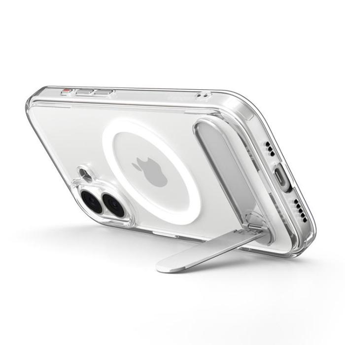 Spigen - Spigen iPhone 17 Mobilskal Magsafe Ultra Hybrid S - Clear/Vit