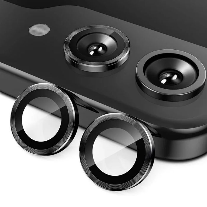 ENKAY - ENKAY Galaxy Z Flip 7 Linsskydd Härdat Glas - Svart