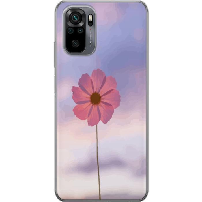 iSecrets - Mobilskal till Xiaomi Redmi Note 10S med Rosa blomma