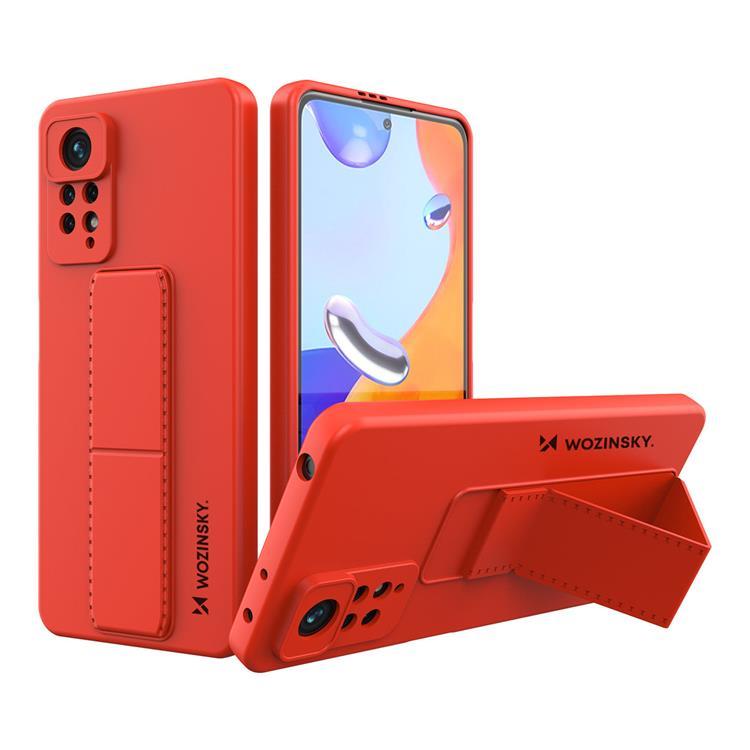 Wozinsky Xiaomi Poco X4 Pro 5G Skal Kickstand Silicone - Röd | 2353 | AlltMobil