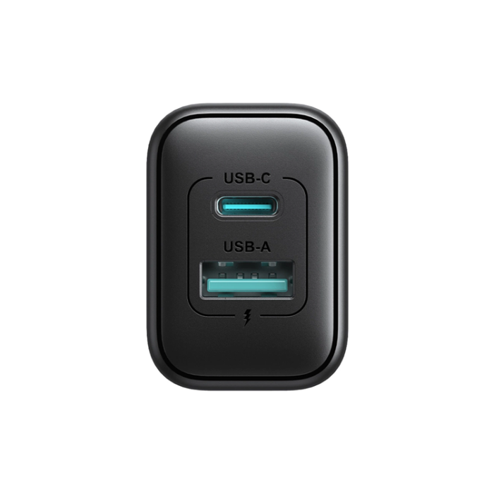 Joyroom - Joyroom Snabbladdare 25W USB-C USB-A SFC PPS PD - Svart