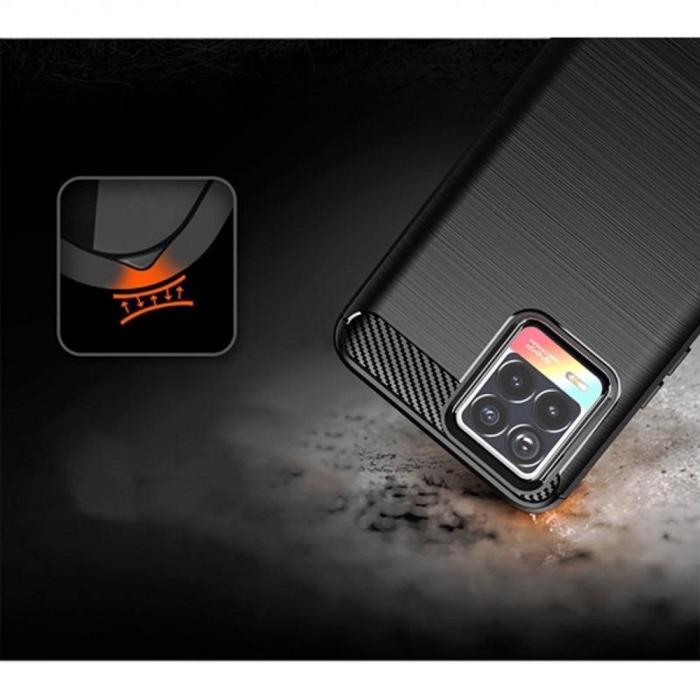 Forcell - Realme Realme 8/8 Pro Skal Forcell Carbon - Svart