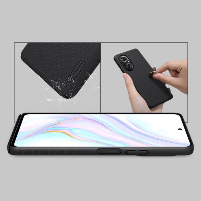UTGATT5 - Nillkin Honor 50 SE Skal Och Stand Super Frosted - Svart
