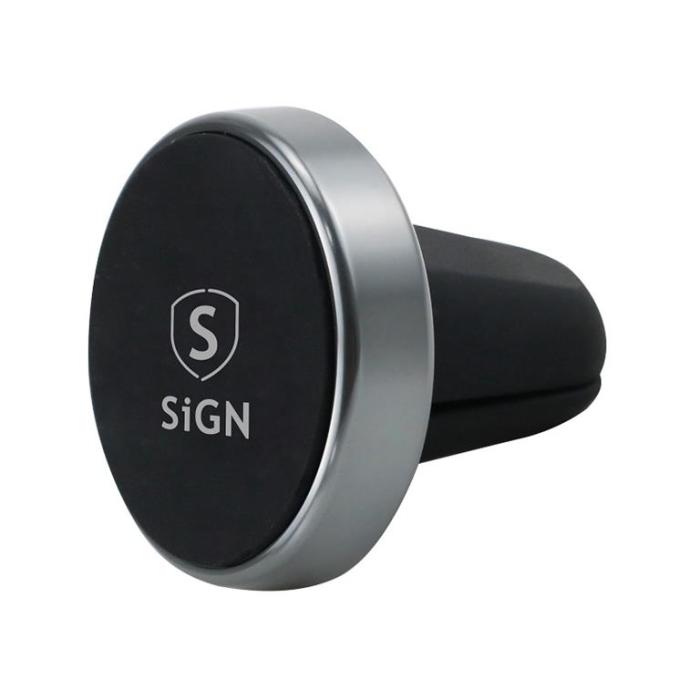SiGN - SiGN Magnetisk Mobilhållare Bil Universal - Silver