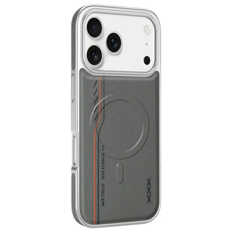 iPhone 17 Pro Max Mobilskal Magsafe Diamond Texture - Grå | 2353 | AlltMobil