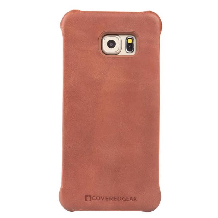 CoveredGear - Boom Äkta Läder Skal Samsung S6 edge+ Brun