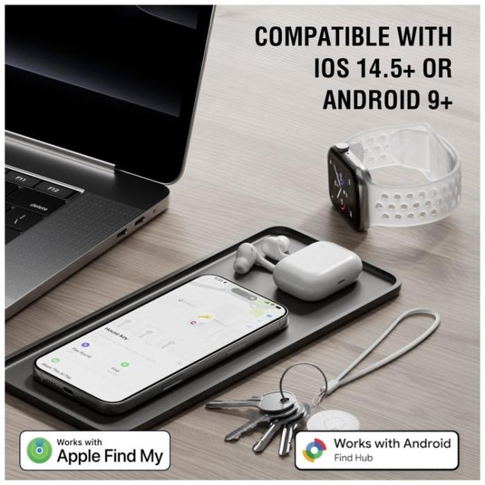 4smarts - [4-Pack] 4smarts Locator SkyTag Duos - Vit