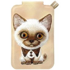 NIMMY - Nimmy MagSafe Korth&aring;llare och Mobilst&auml;ll Big-Eye Cute Pets 2.0 Cat - Brun