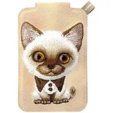 NIMMY - Nimmy MagSafe Korth&aring;llare och Mobilst&auml;ll Big-Eye Cute Pets 2.0 Cat - Brun