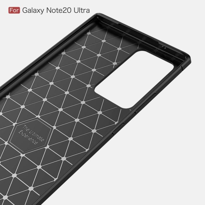 OEM - Carbon TPU Skal till Galaxy Note 20 Ultra - Svart