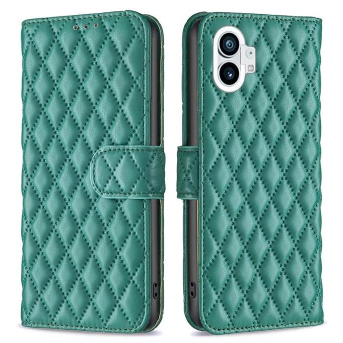 A-One Brand - Nothing Phone 1 Plånboksfodral BINFEN Color Flip - Grön