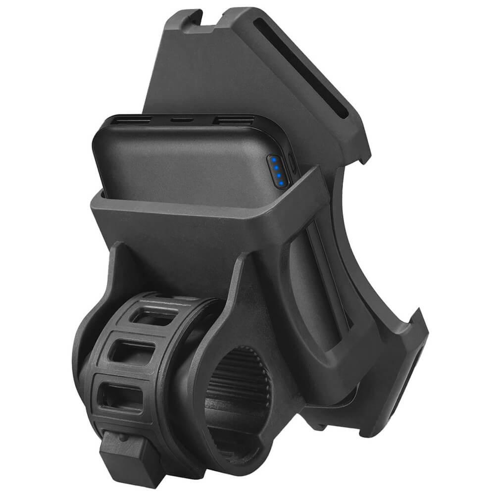 Celly Cykel-/ e-scooterhållare med inbyggd powerbank 5000 mAh | 505295 | AlltMobil