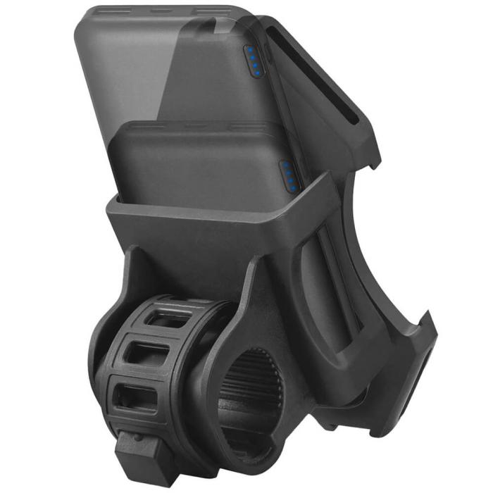 Celly - Celly Cykel-/ e-scooterhållare med inbyggd powerbank 5000 mAh