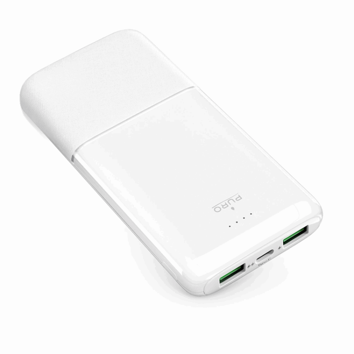 Puro - Puro Trådlös Powerbank 10000 mAh 22.5W DAILY 20 PLUS - Vit