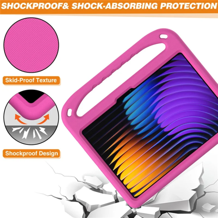 A-One Brand - Xiaomi Pad 7 Pro/Pad 7 Skal EVA Handgrepp Kickstand - Rosa