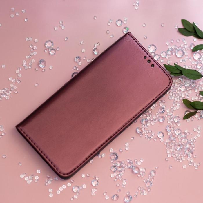 OEM - Smart Magnetiskt Skal för Samsung Galaxy A55 5G - Burgundy