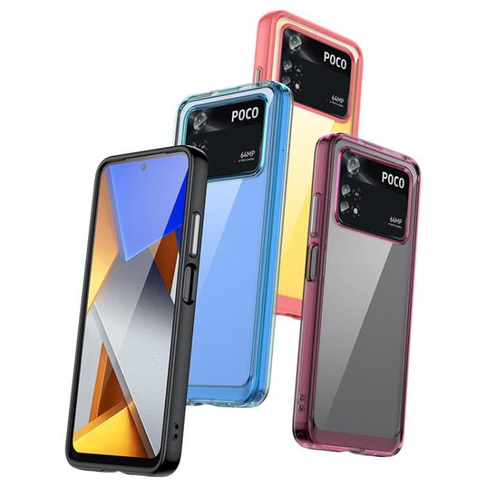 UTGATT1 - Xiaomi Poco M4 Pro Skal Outer Space Flexible - Röd
