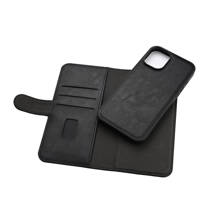 GEAR - GEAR iPhone 16 Plus Plånboksfodral MagSafe 2-i-1 - Svart