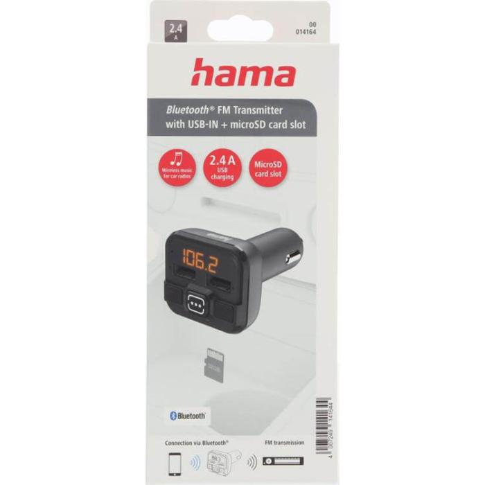 Hama - Hama FM-sändare Bluetooth - Svart