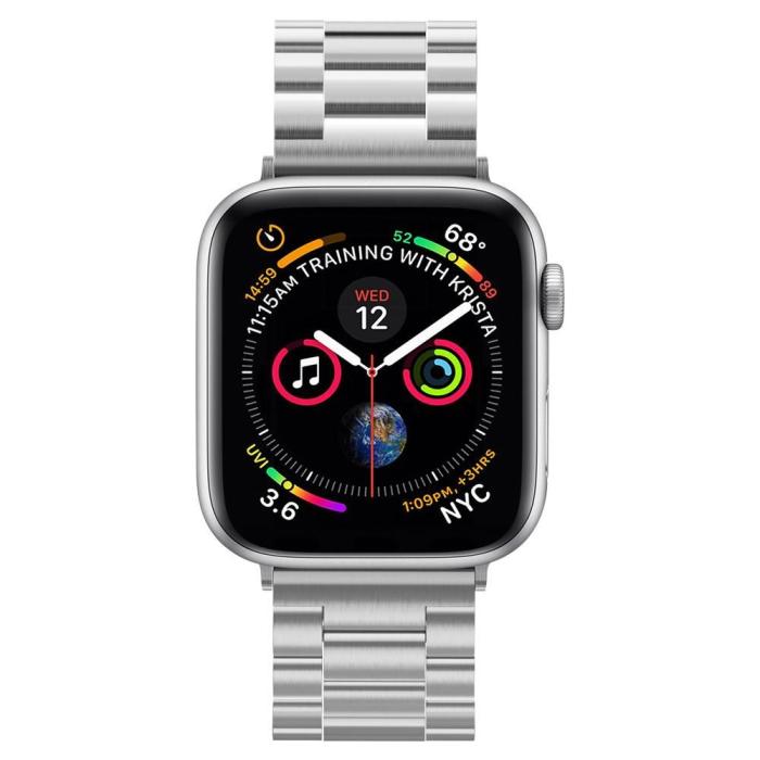 Spigen - Spigen Modern Fit Band Apple Watch 4/5/6/7/8/SE/Ultra (42/44/45/49 mm) Silver