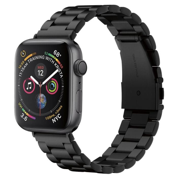 Spigen - Spigen Modern Fit Band Apple Watch 4/5/6/7/8/SE/Ultra (42/44/45/49mm) - Svart