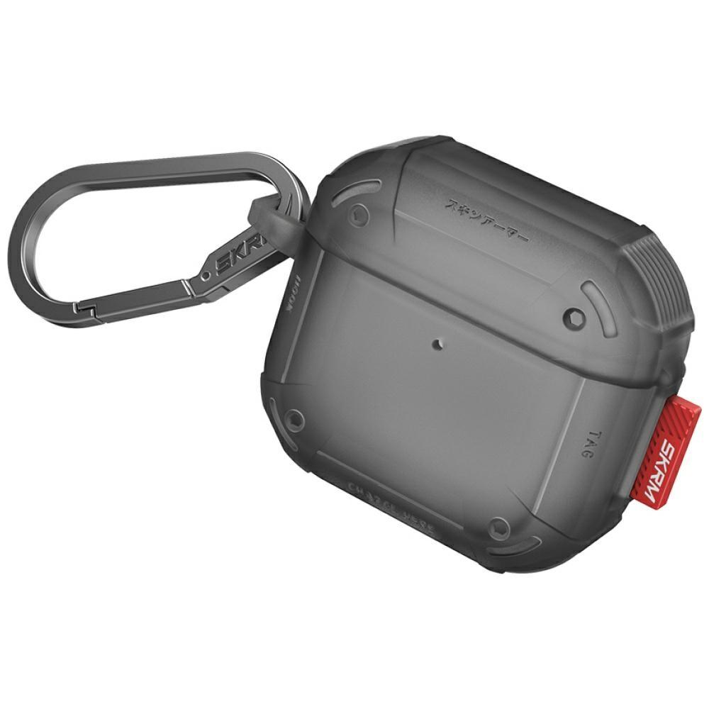 Skinarma AirPods 4 Skal Mecha CE - Rökgrå